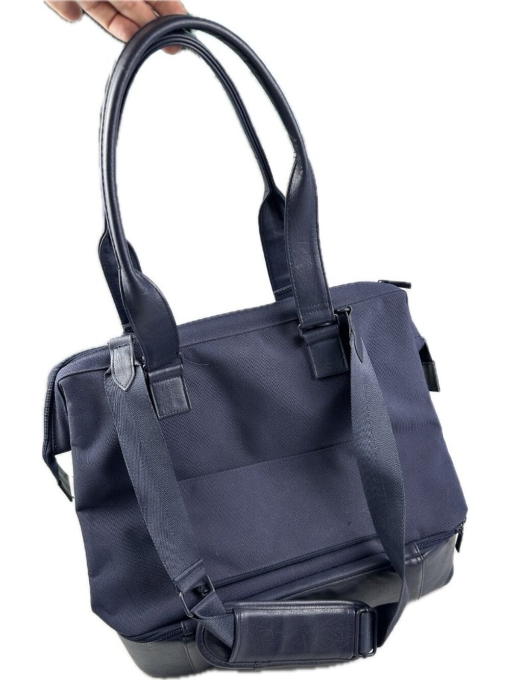 BEIS The Weekender Bag in Navy Blue Travel Tote - Picture 2 of 12